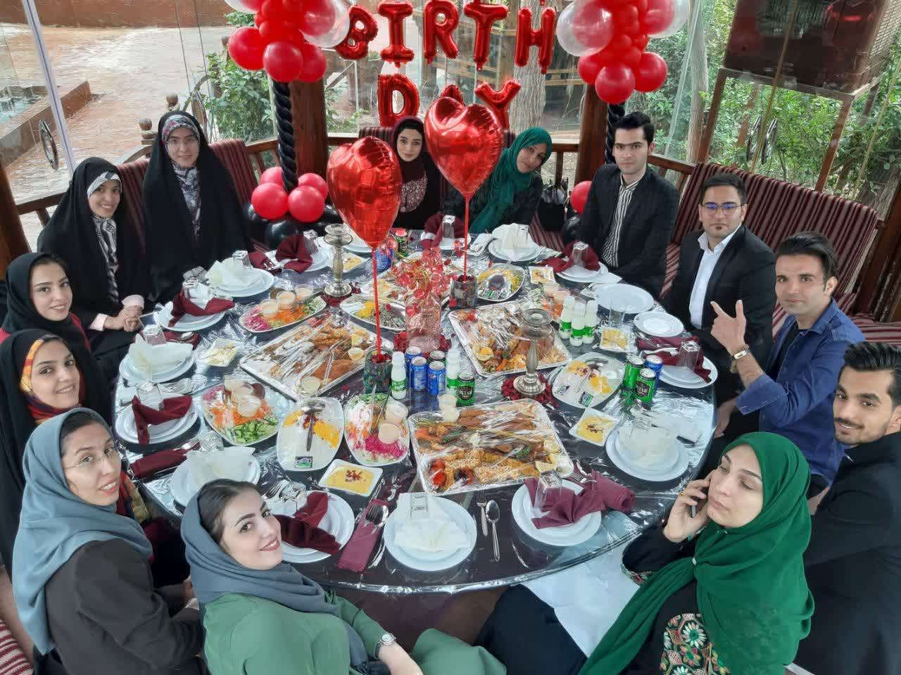 دورهمی اساتید رستوران شب نشین ۱۳۹۷
